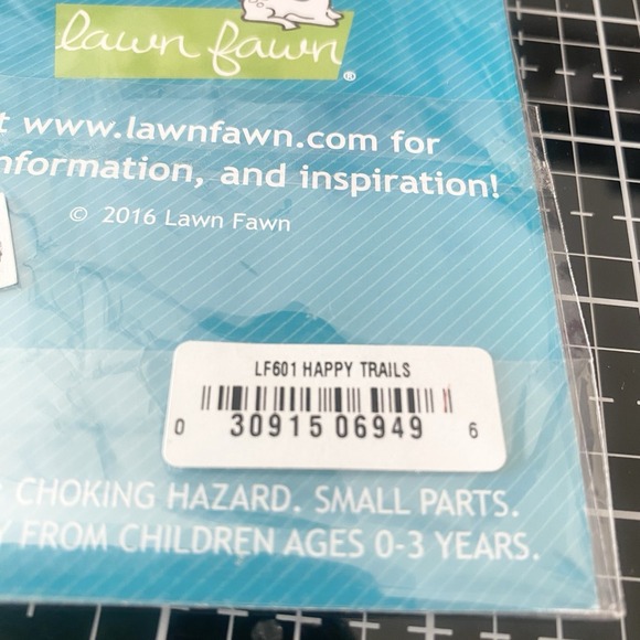 HAPPY TRAILS Lawn Fawn Stamps & Dies camping camper drive forest adventure LF609 - Picture 3 of 4